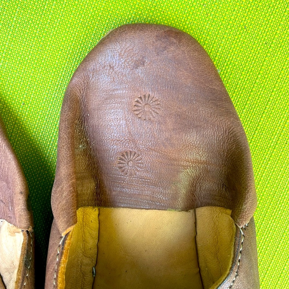 MENS MOROCCAN BABOUCHE LEATHER SLIPPERS - Picture 3 of 8